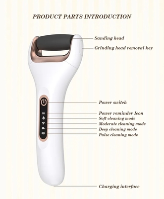 Rechargeable Deak Skin Removing Pedicure Electric Foot File Callus Remover For Feet