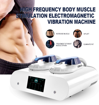 Portable ems body sculpting machine home use 2 handles cellulite reduction rf skin tightening body sculpting machine