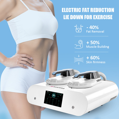 Portable ems body sculpting machine home use 2 handles cellulite reduction rf skin tightening body sculpting machine