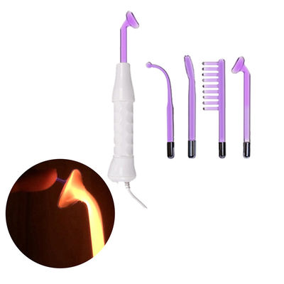 Portable High Frequency Acne Wand Remove Spot Scar With Glass Tube Skin Tightening