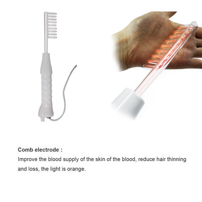 Portable High Frequency Acne Wand Remove Spot Scar With Glass Tube Skin Tightening
