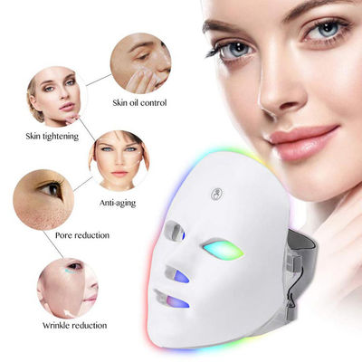 Led Beauty Light Mask Facial Skin Beauty Therapy 7 Colors
