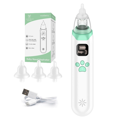Electric Baby Nasal Aspirator Music Soothes Safe Hygienic Vacuum Nose Cleaner