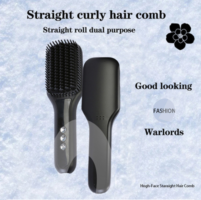 Inteligent Hair Straightener Comb Heating Negative Ion Curling Brush