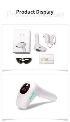 Full Body Mini IPL Laser Hair Remover Painless 500000 Flashes White Color