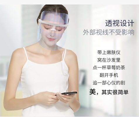 3 Color LED Photon Therapy Machine Skin Rejuvenation Facial Mask