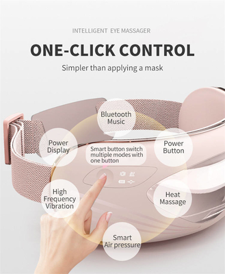 Eye Massager with Heat- Optional Music-Customizable Eye Massage Machine for Fatigue Relief-Dry Eyes & Better Sleep