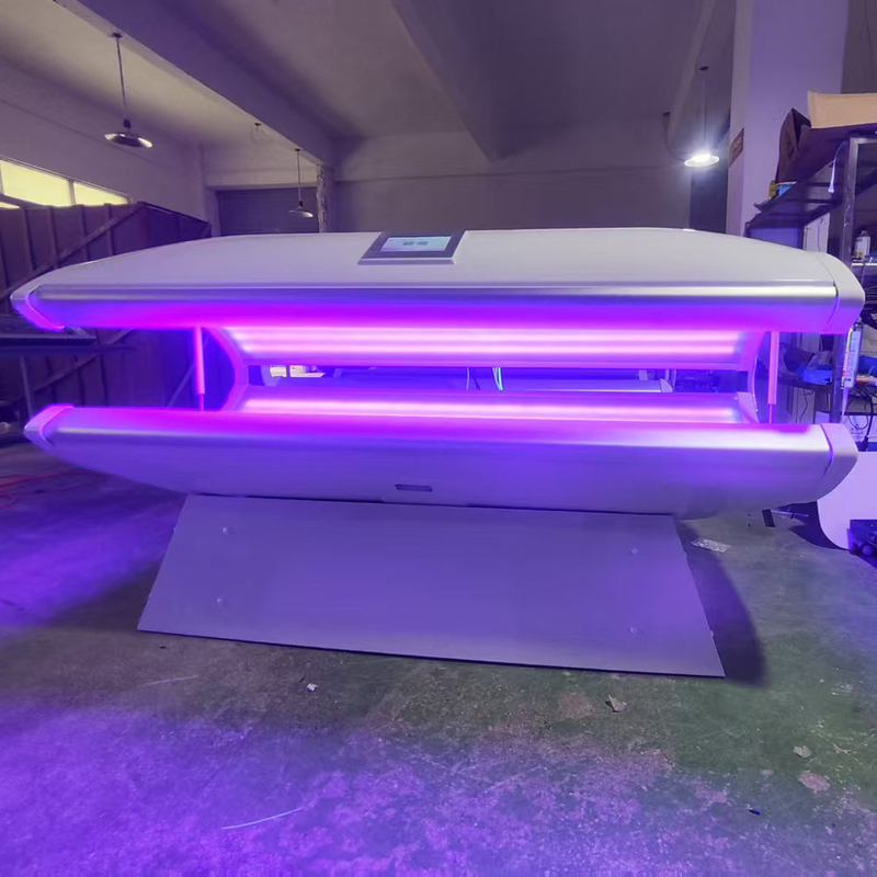 2025 Lying Down Home Tanning Bed Booth Taning Machine Solarium Sunbed For Skin Tanning UV Tanning Machine Whole Sale Commercial Sunless Sunbed Standing Solarium for Tanning Salon Beauty Equipment.